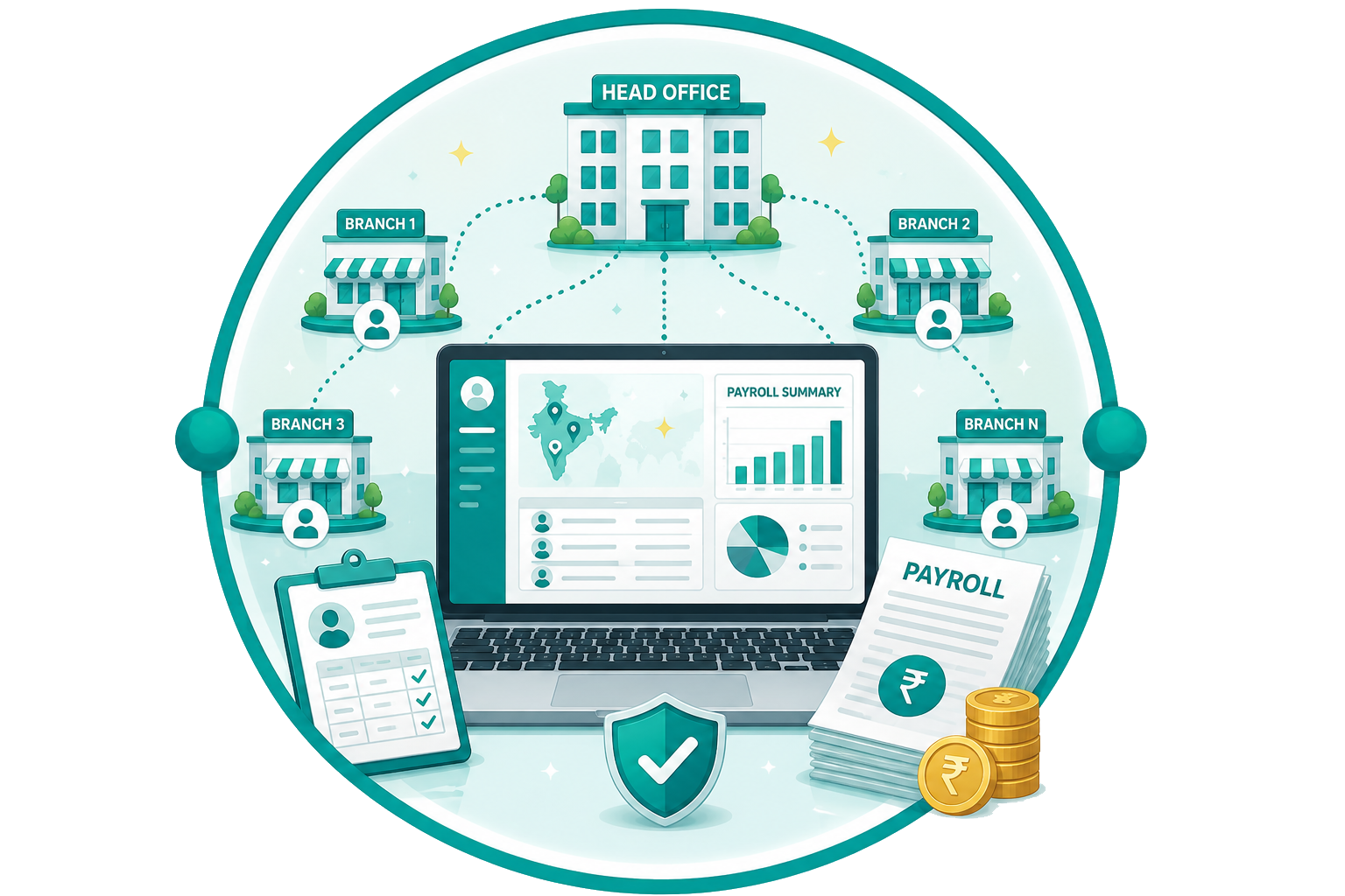 Multi-Branch Payroll